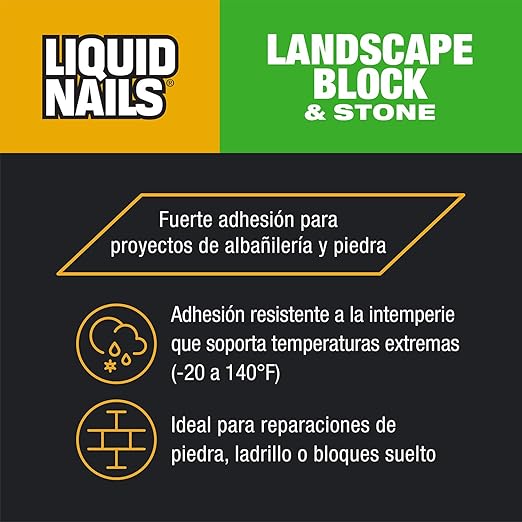 Liquid Nails LN-905 Adhesivo para Bloques de Paisajismo 10 oz miniatura 7