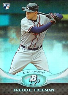 2011 Bowman Platinum Baseball #57 Freddie Freeman Rookie Card