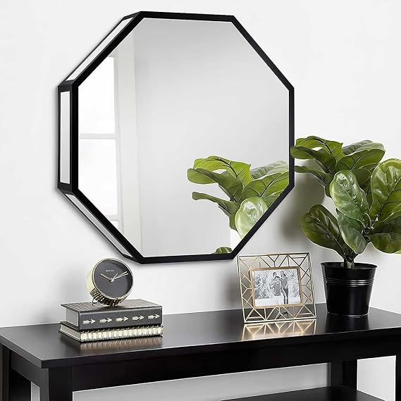 Infinity Mirror Tunnel Lamp, Changing Light, Single-Sided LED 3D Mirror Night Light, Sensory Infinity Light for Home, Desk, Living Room, Party Decoration,Octagon-19.7
