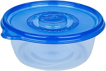 Glad GladWare Big Bowl Food Storage Containers, Large Round, 48 Oz, 3 Count
