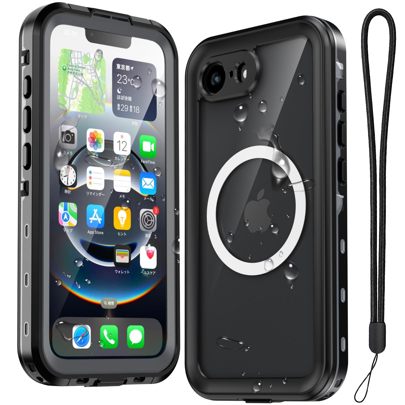 Amazon.co.jp: 【TMACJUMP｜IP68防水防塵 × MIL規格耐衝撃】iPhone 16e