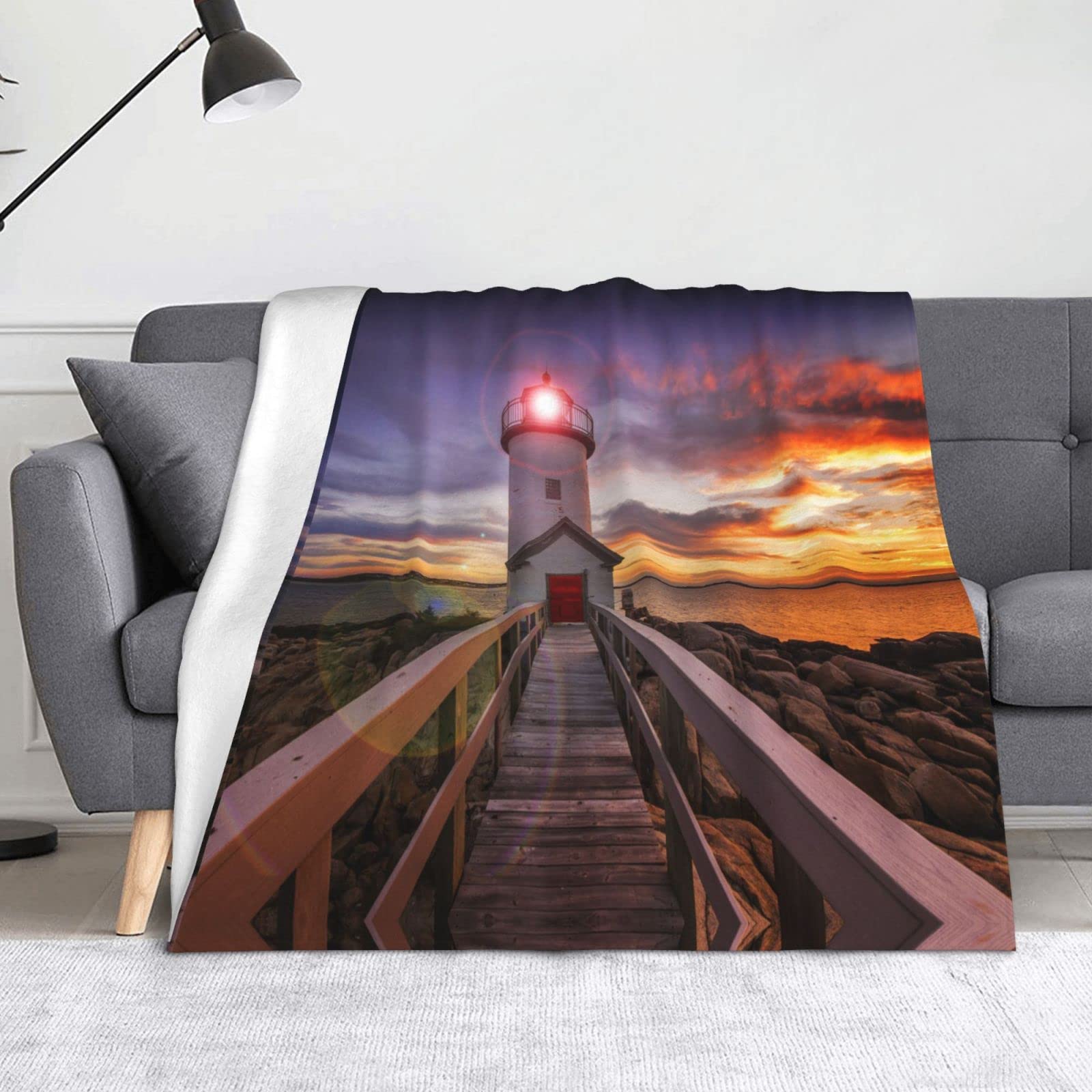Couverture de camping et voyage Lighthouse en microfibre pour vos escapades