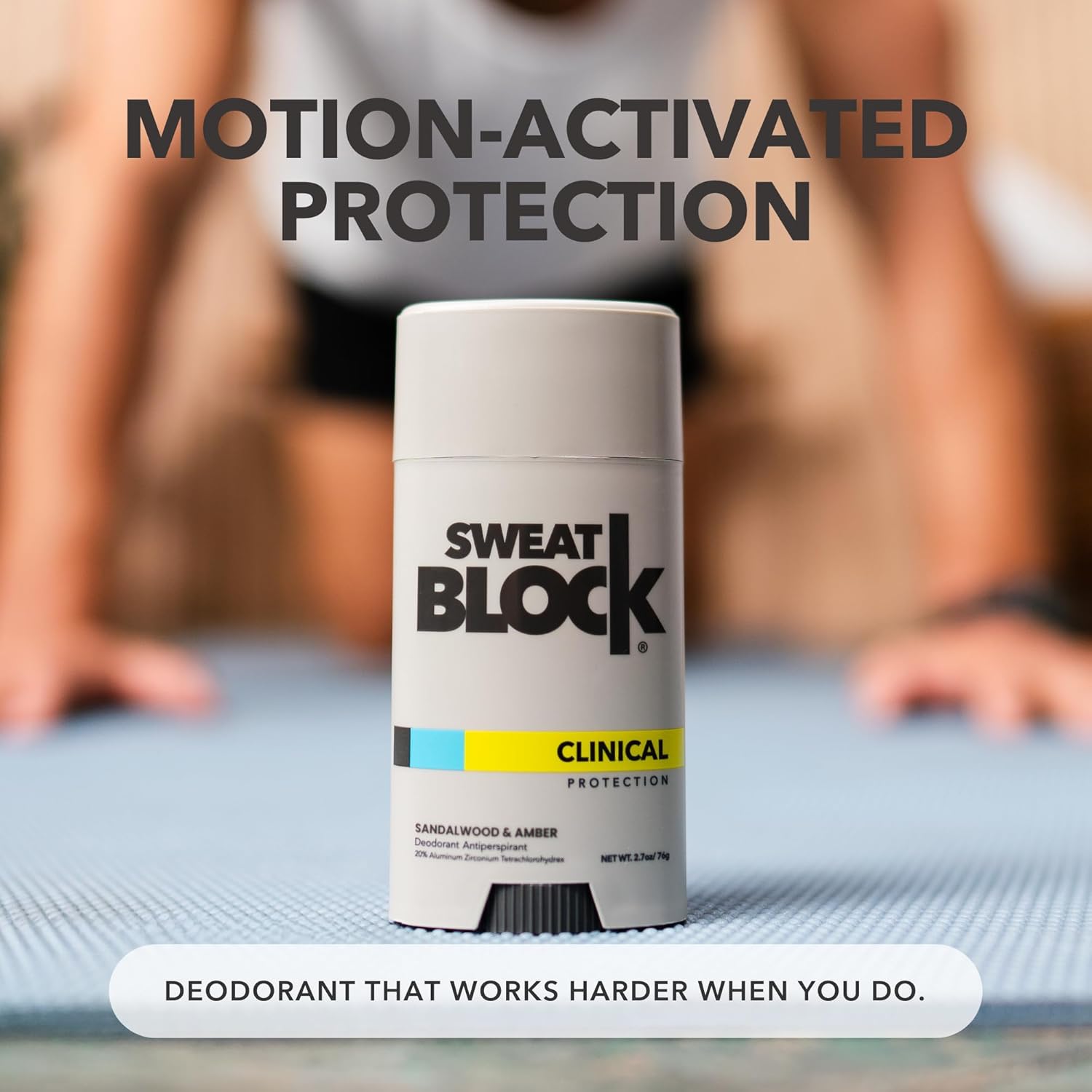 SweatBlock Clinical Strength Deodorant and Antiperspirant for Men and Women Sandalwood & Amber Scent 2 Pack 48 Hour Protection Against Odor & Excessive Sweat Ideal for Active Lifestyles and Daily Use - Image 6