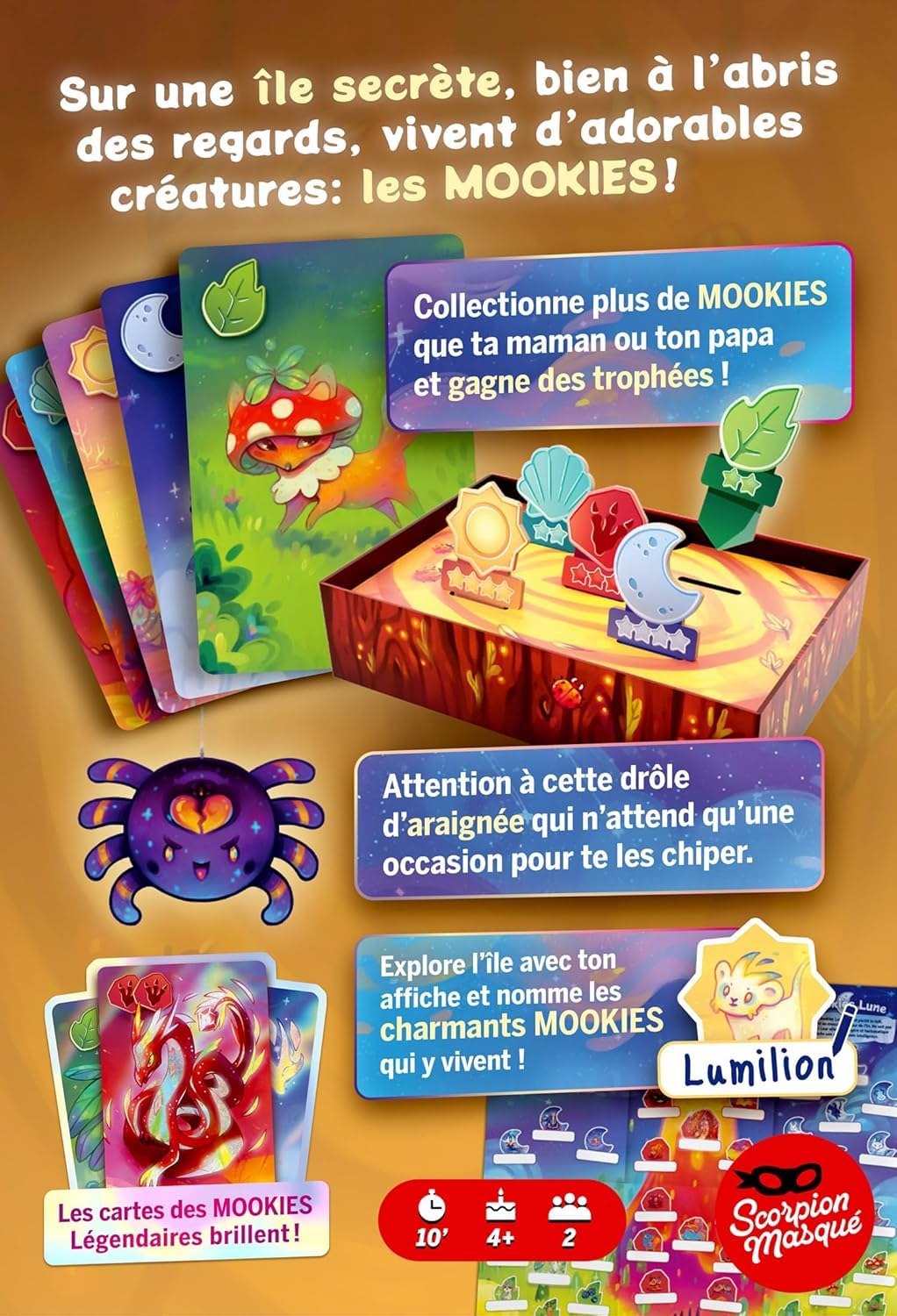 Set L'ile des Mookies + Prey Another Day versione francese + 1 Decap Blumie (Mookies + Prey)
