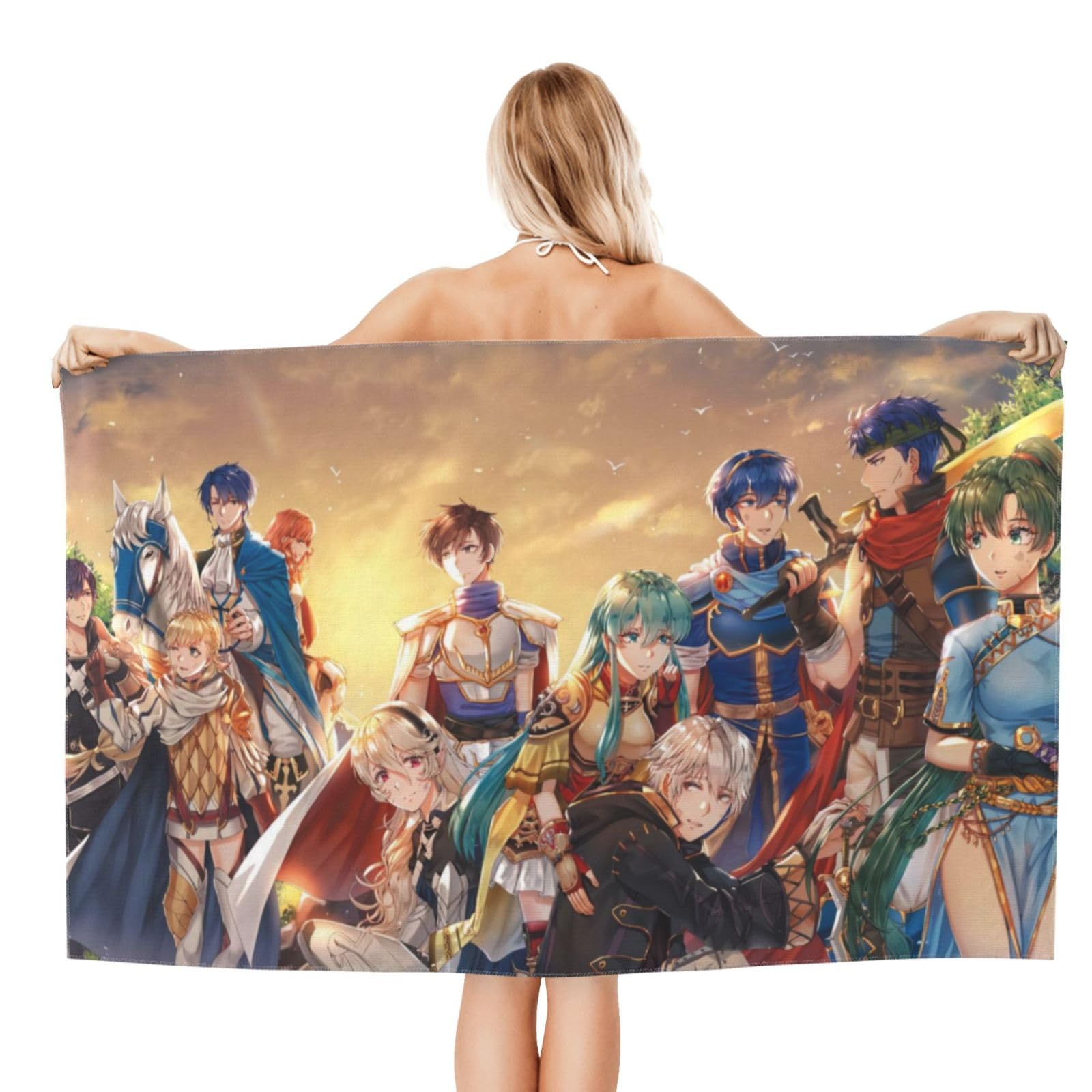 Amazon｜マイクロファイバーバスタオル ファイアーエムブレム 風花雪月