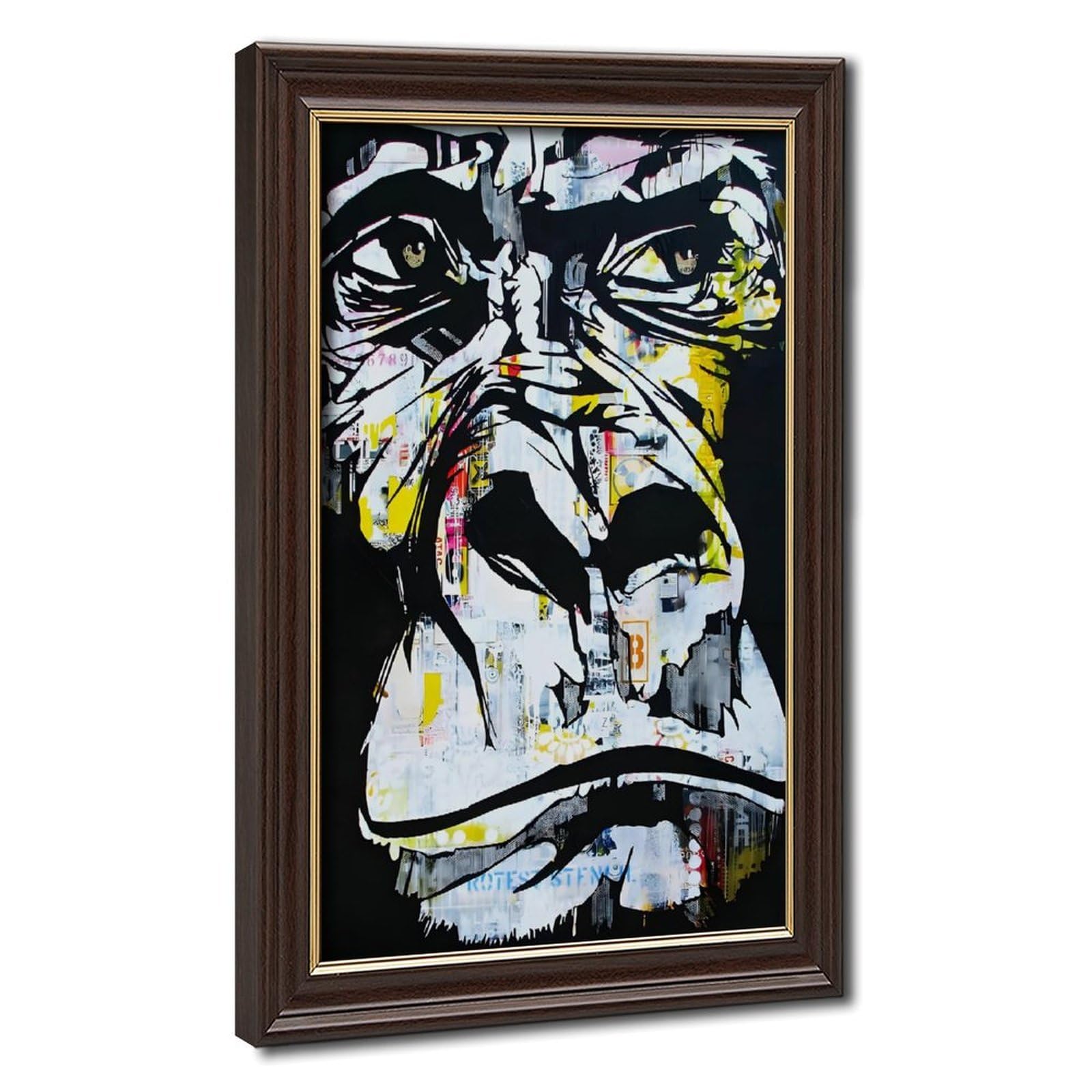 Bareronor Metallic Bold And Modern Abstract Canvas Poster Bedroom Decor Landscape Office Room Decor Gift 24" L X 36" W
