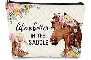 Gift Horse Cosmetic Bag: Saddle Up in Style