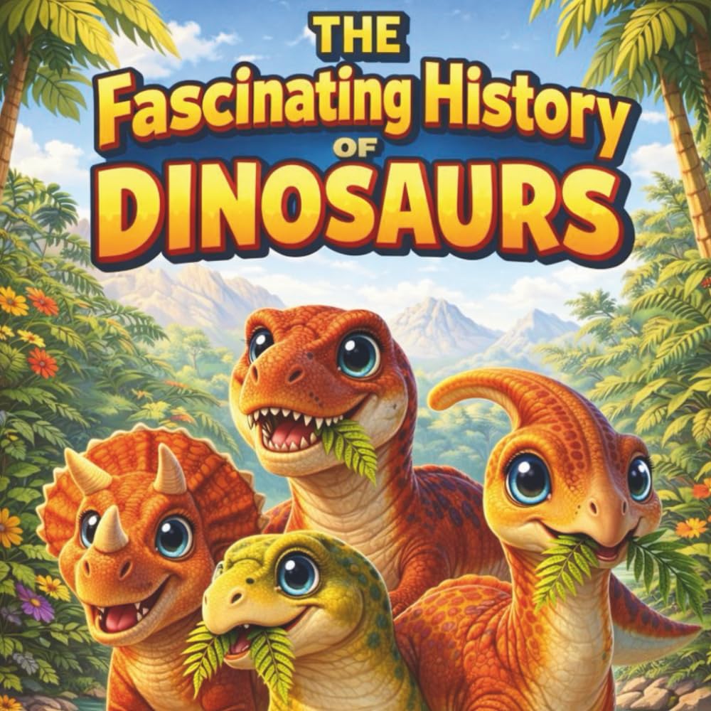The Fascinating HIstory of Dinosaurs: " History Adventures and fun stories for kids age 3+": "A Learning and Fun Way to Discover Ancient Civilisations through colourful stories"