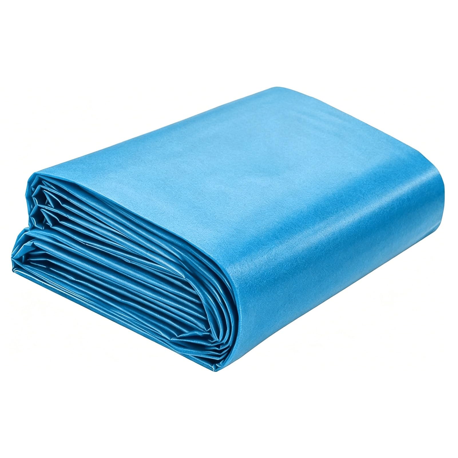 Luyckfrazy Pond Liner, HDPE Polythene Sheeting Large Size Foldable Plastic Pond Easy Cutting Puncture Resistant for Garden Landscape, Aquaculture, Waterfall(7x10m(23x32.8ft))