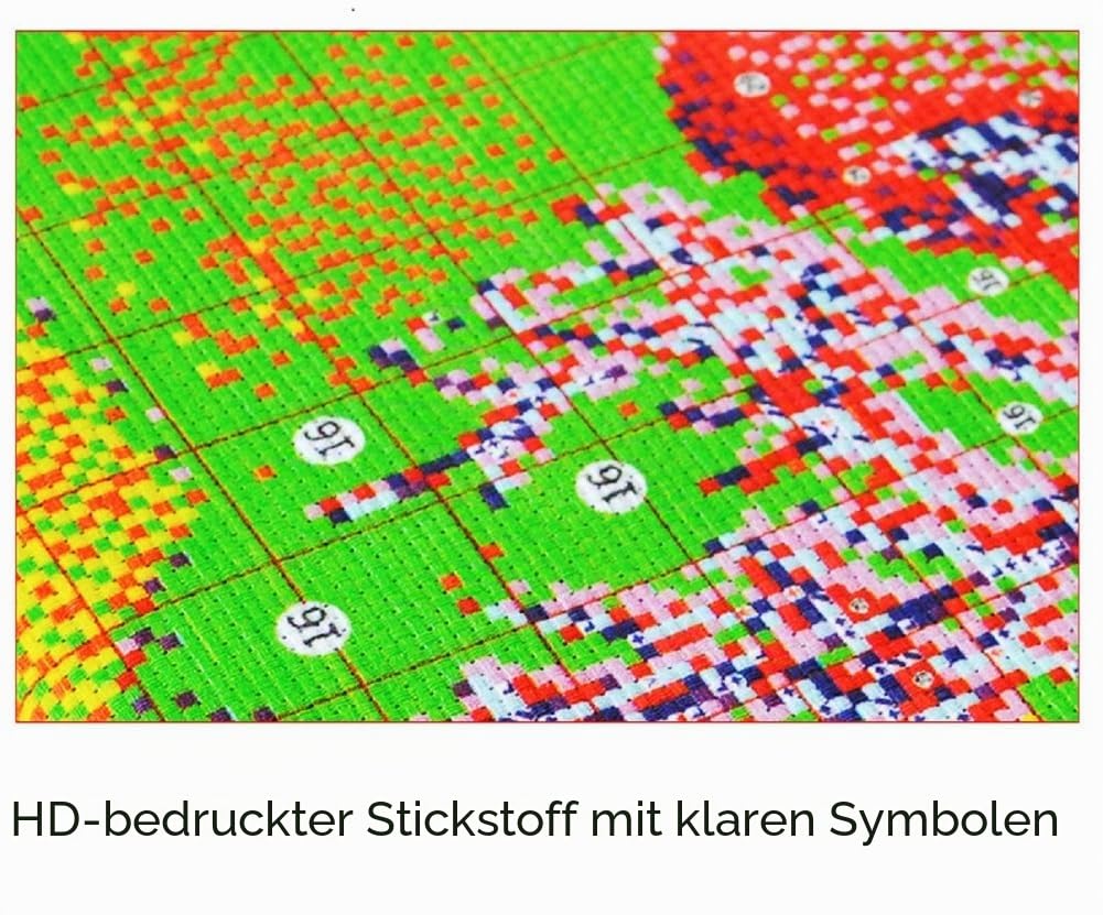 Benutzerdefiniertes Kreuzstichmuster vom Foto, personalisiertes Design, 11-fädiger Kreuzstich, geprägter Stoff, Sticksets für Erwachsene und Anfänger