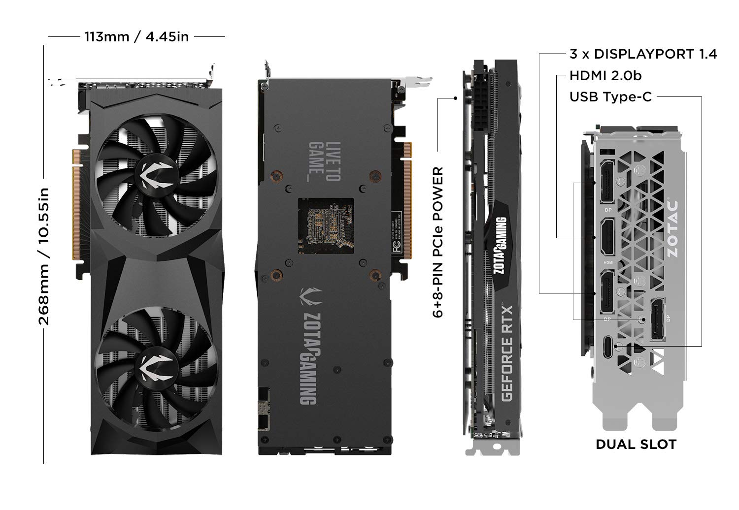 Amazon | GAMING GeForce RTX 2070 AMP Graphics Card | ZOTAC 