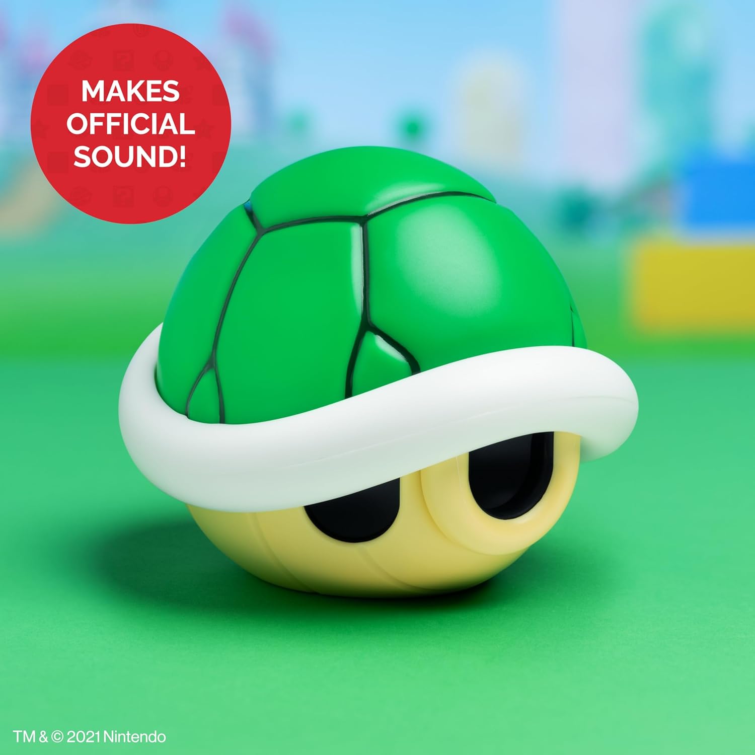 Paladone Super Mario Bros Green Shell Light with Sound | Battery Operated | Official Nintendo Merchandise One Size, Multicolored