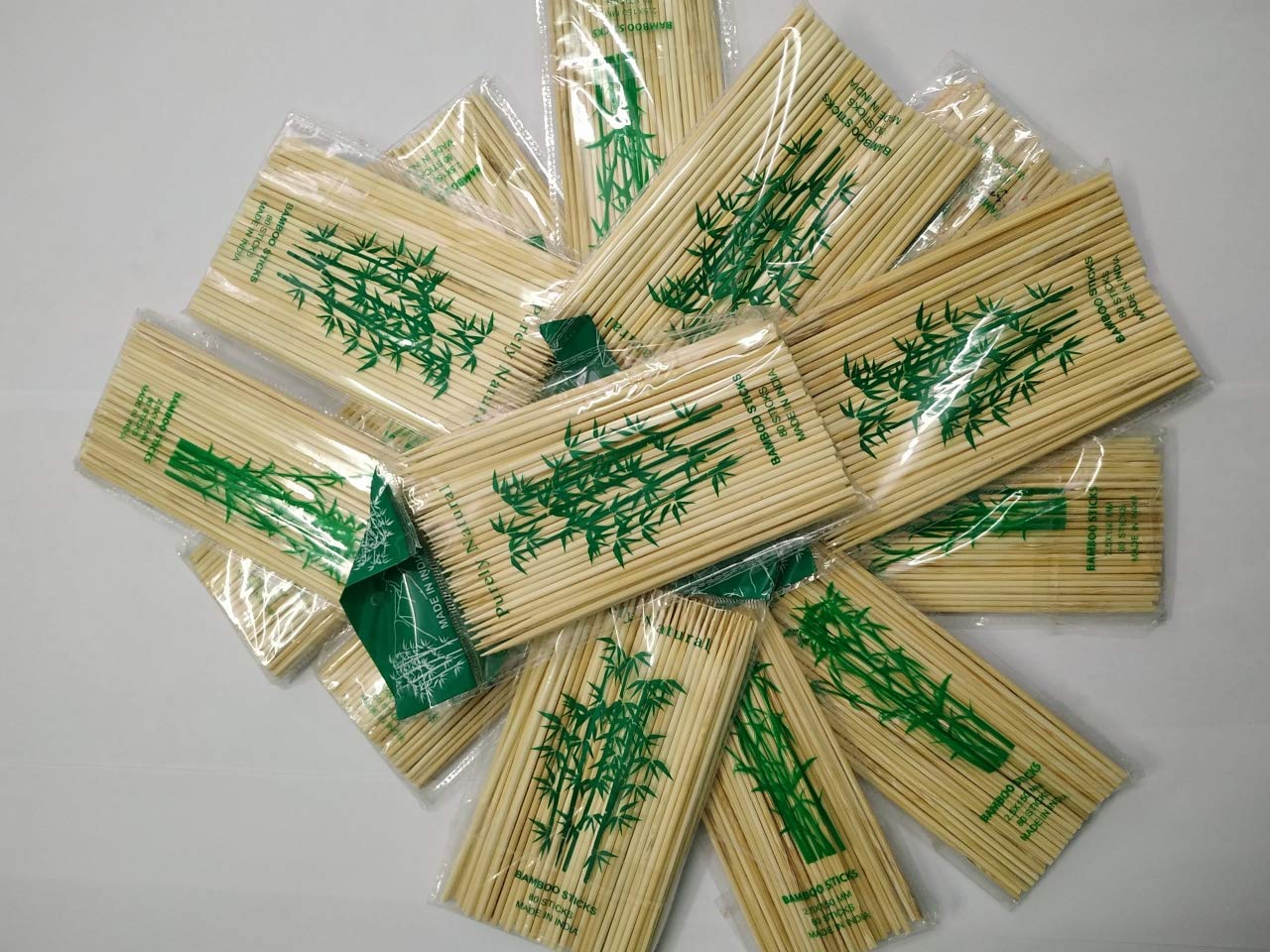 STICKWALA Woodholic Hygiene Bamboo Wooden Barbecue Skewers Sticks for Oven, Microwave and Pan, BBQ Skewer, Kabab Sticks, Paneer Tikka Stick, Tikka Stick for Microwave || (8 inch) (Pack of 150) (B098KWKGWZ) Amazon Price History, Amazon Price Tracker