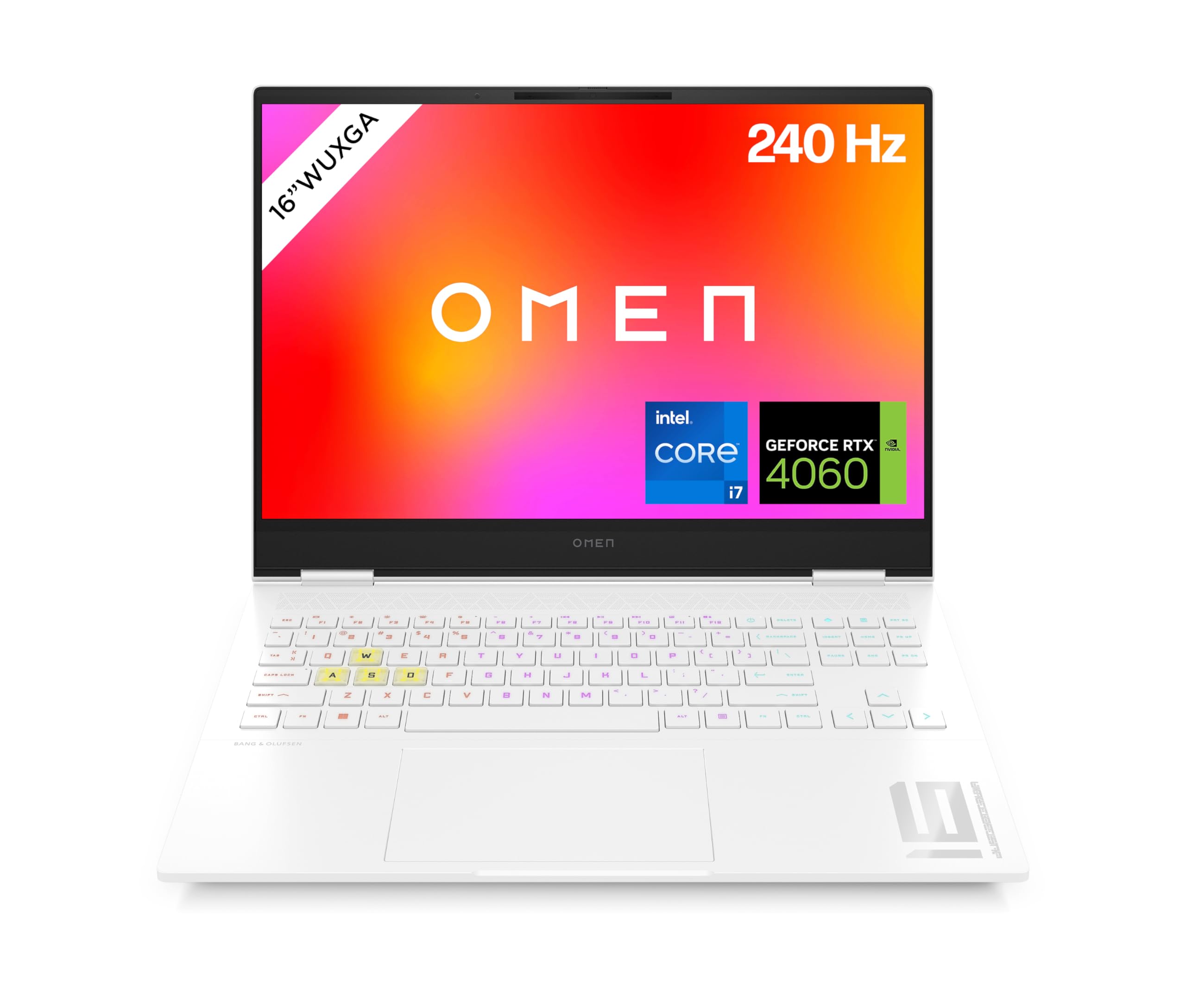 HP Omen Gaming Laptop | 16 Zoll WQXGA-240 Hz | Intel Core i7-14700HX | 32 GB DDR5 RAM | 1TB SSD | NVIDIA GeForce RTX 4060 (8GB) | QWERTZ | Windows 11 Home | Weiß