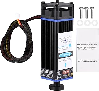 ILETD 450nm 80W Module Fixed Focal Length Engraving Head High Speed Engraver 3D Printer CNC Router Laser Module (Color : 40W, Size : Type)