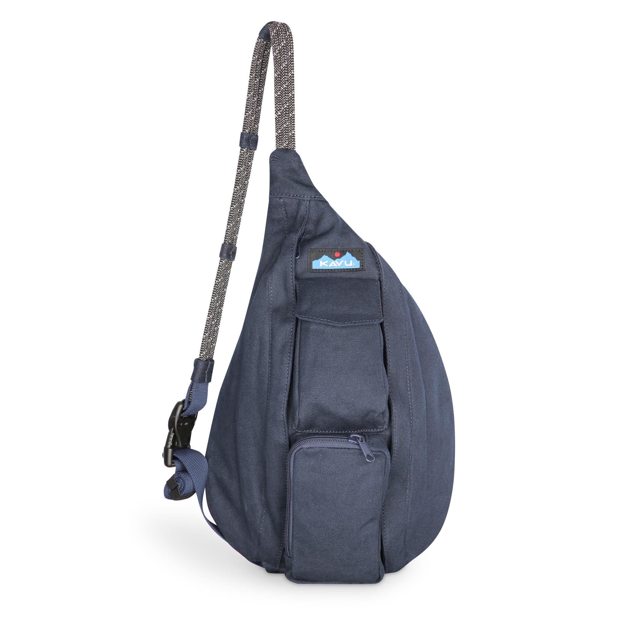 KAVU Mini Rope Bag, Cotton Canvas Crossbody Sling for Travel