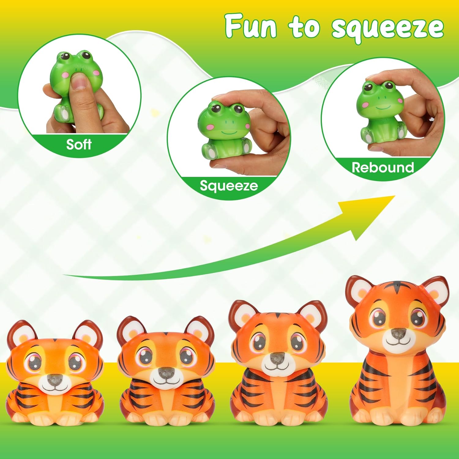 Party Favors for Kids, 42Pcs Animal Squishy Toys, Bulk Kawaii Mini Squishies Toys for Goodie Bag Stuffers, Birthday Party Giveaways, Treasure Box Prizes for Classroom, Small Gifts for Party Bags