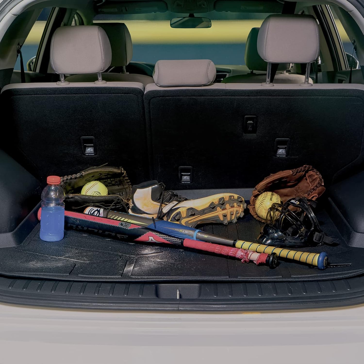 SMARTLINER All Weather Custom Fit Cargo Liner Mat Behind The 2nd Row Compatible with 2022-2025 Lexus LX 600