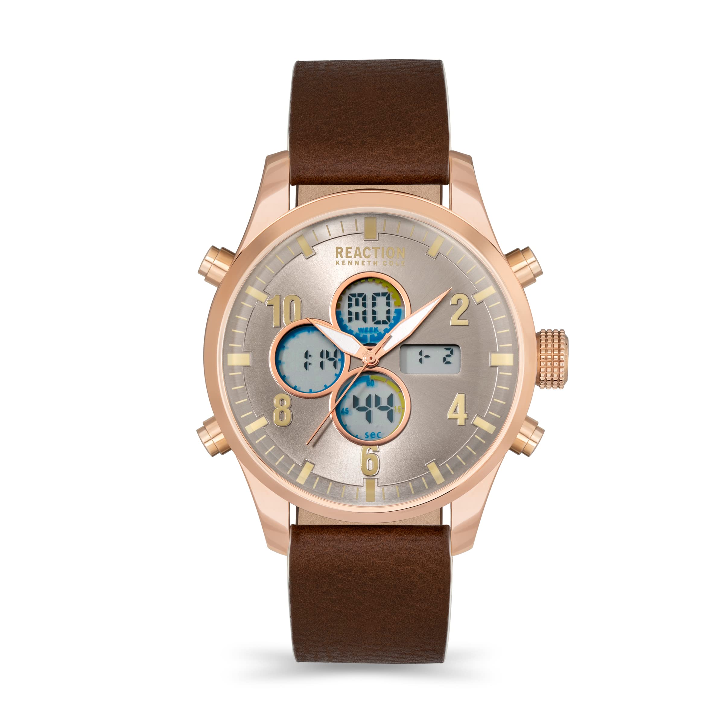 Kenneth Cole Reaction Analog-Digital Grey Dial Mens Watch-KRWGD2191804 (B09KYGZN3W) Amazon Price History, Amazon Price Tracker