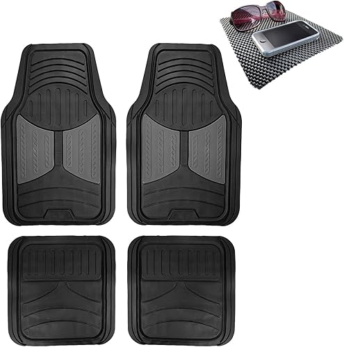 Miniatura 6 de TLH Monster Eye - Alfombrillas de goma rosa resistentes con almohadilla antideslizante para el tablero y juego completo de ajuste universal, tapetes