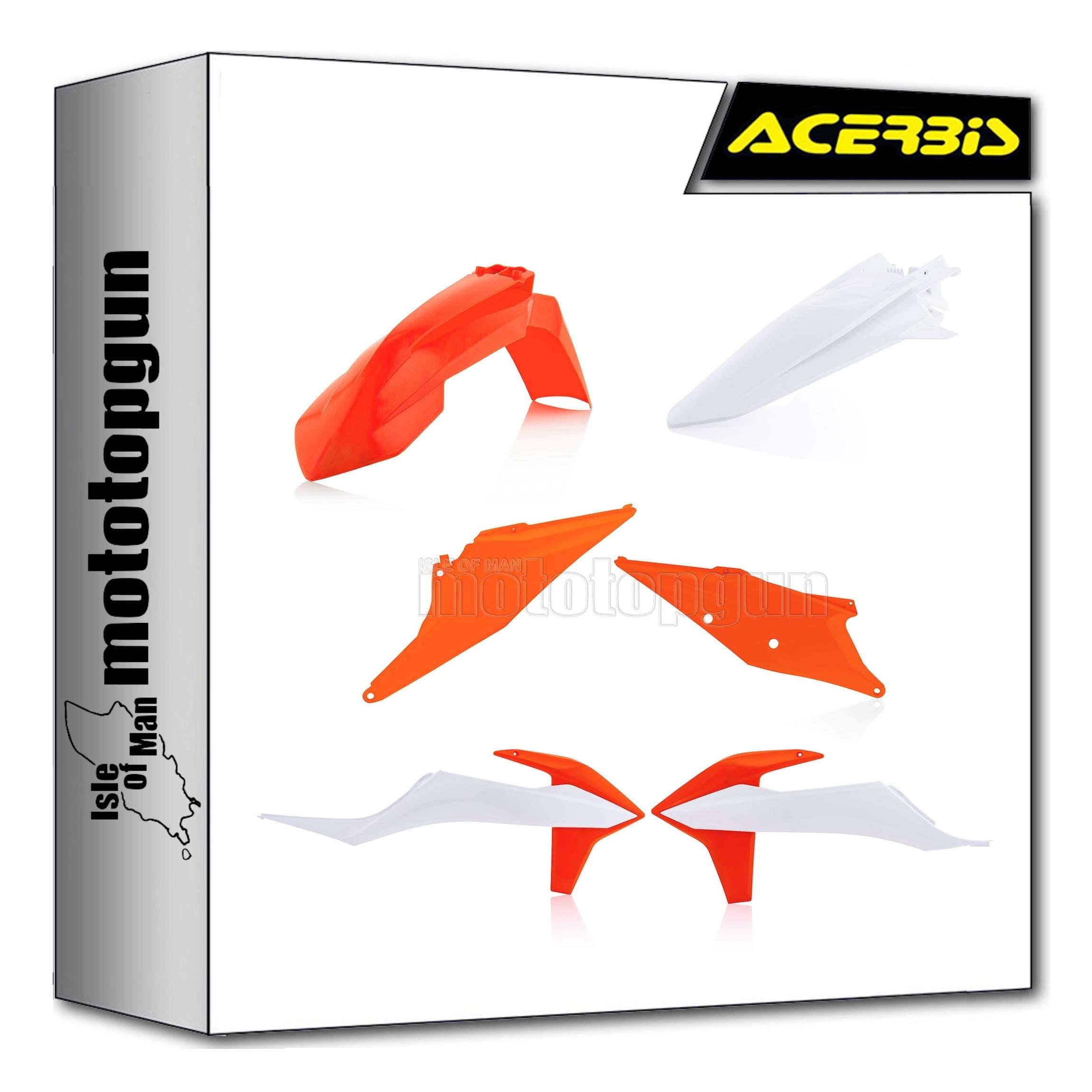 acerbis 0024053.553.023 kit plastiche replica 023 compatibile con ktm exc-f 250 2020 2021 2022 2023 mototopgun