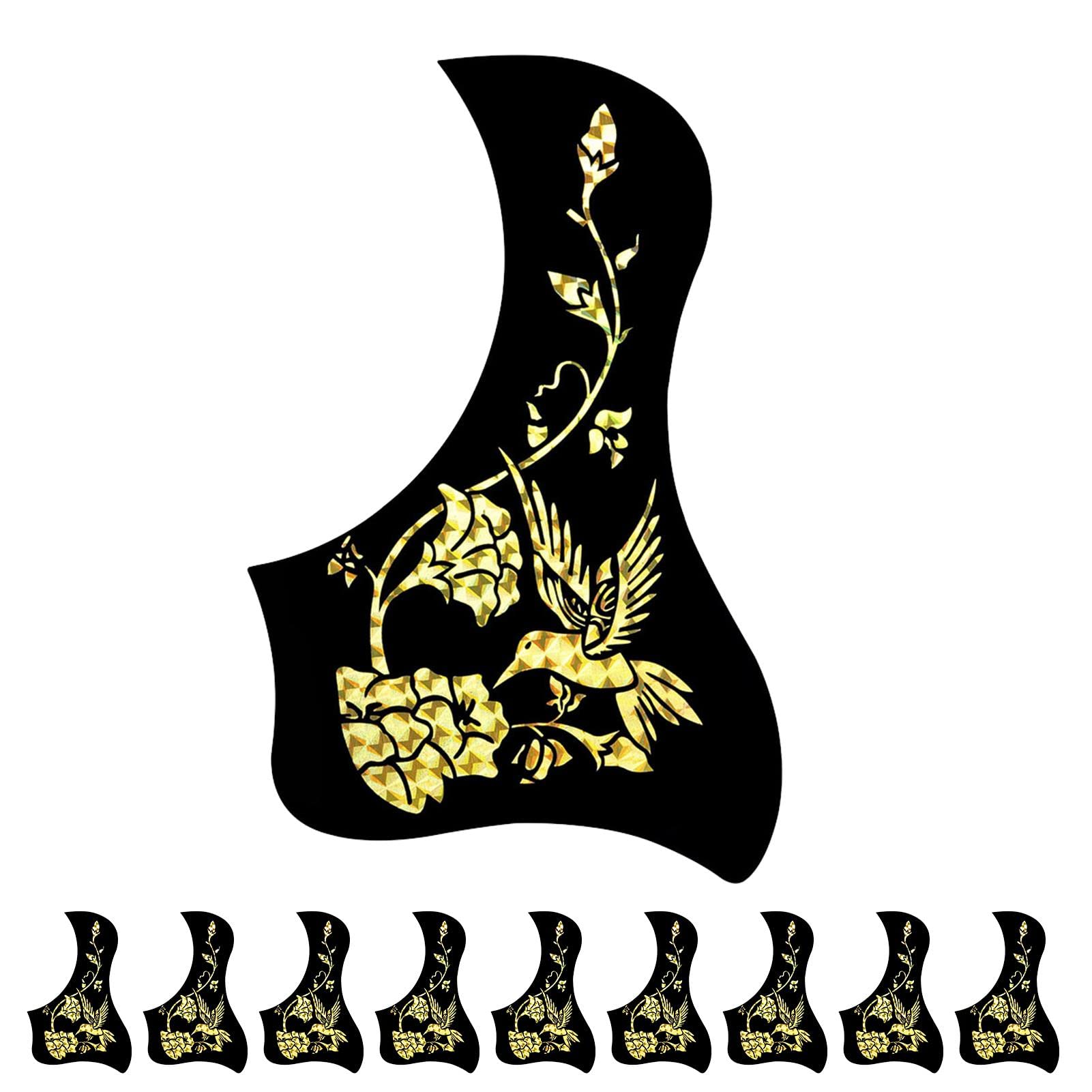 Hummingbird Guitr Gurd | Wterproof Guitr Pickgurds | nti Scrtches Guitrs Pick Gurds Trvel Guitrs ccessories, Right Hnded, Tortoiseshell For 40/41 Inch Guitr