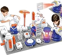 VLGOEM STEM Electronics Kit for Kids 3-12: 66pcs Snap Circuits, 1200+ Projects, No Tools DIY Science Toy with Color Manual