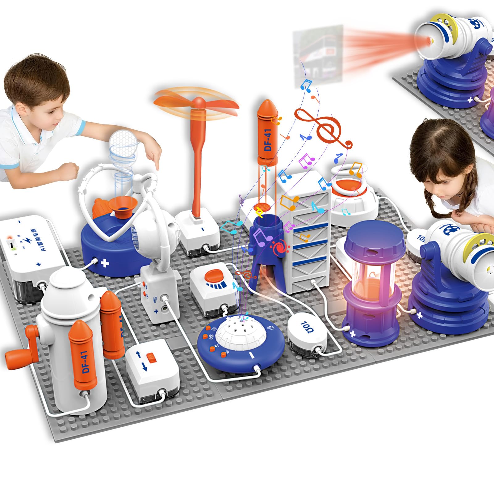 STEM Science Kits For Kids | 420 Projects & 35 Circuit Parts Toy Gift