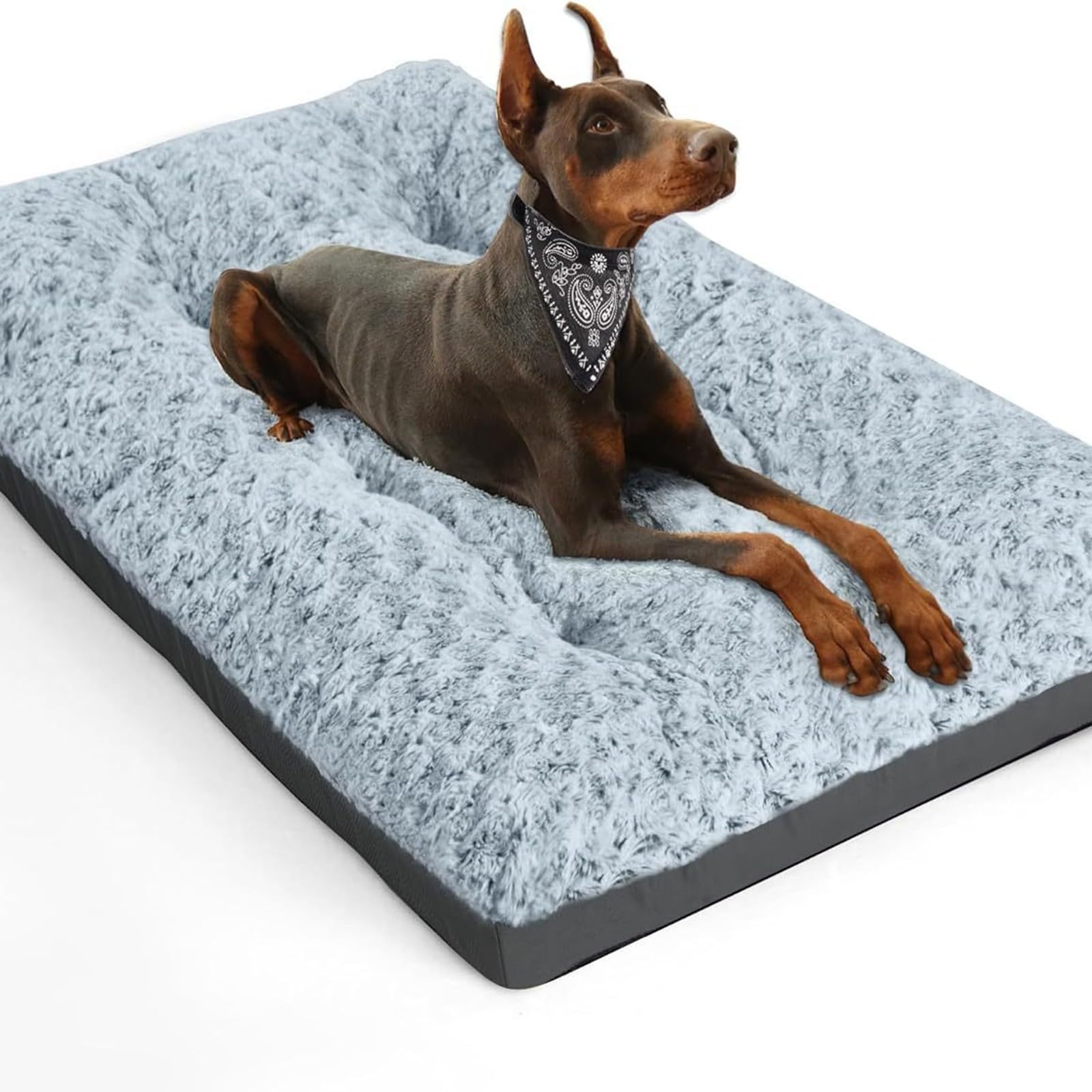 Generisch Hundekorb Groß Hundebett Flauschig Hunde Bett Katzensofa Luxus Hundenest Grosse Hunde OrthopäDisch(104x74cm)