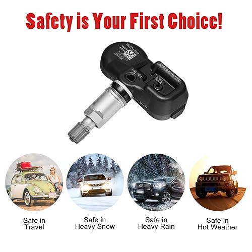 Vista 18 de BDFHYK Sensor TPMS mejorado 315Mhz Sistema de monitoreo de presión de neumáticos compatible con Toyota 4Runner Avalon Camry Corolla FJ Cruiser