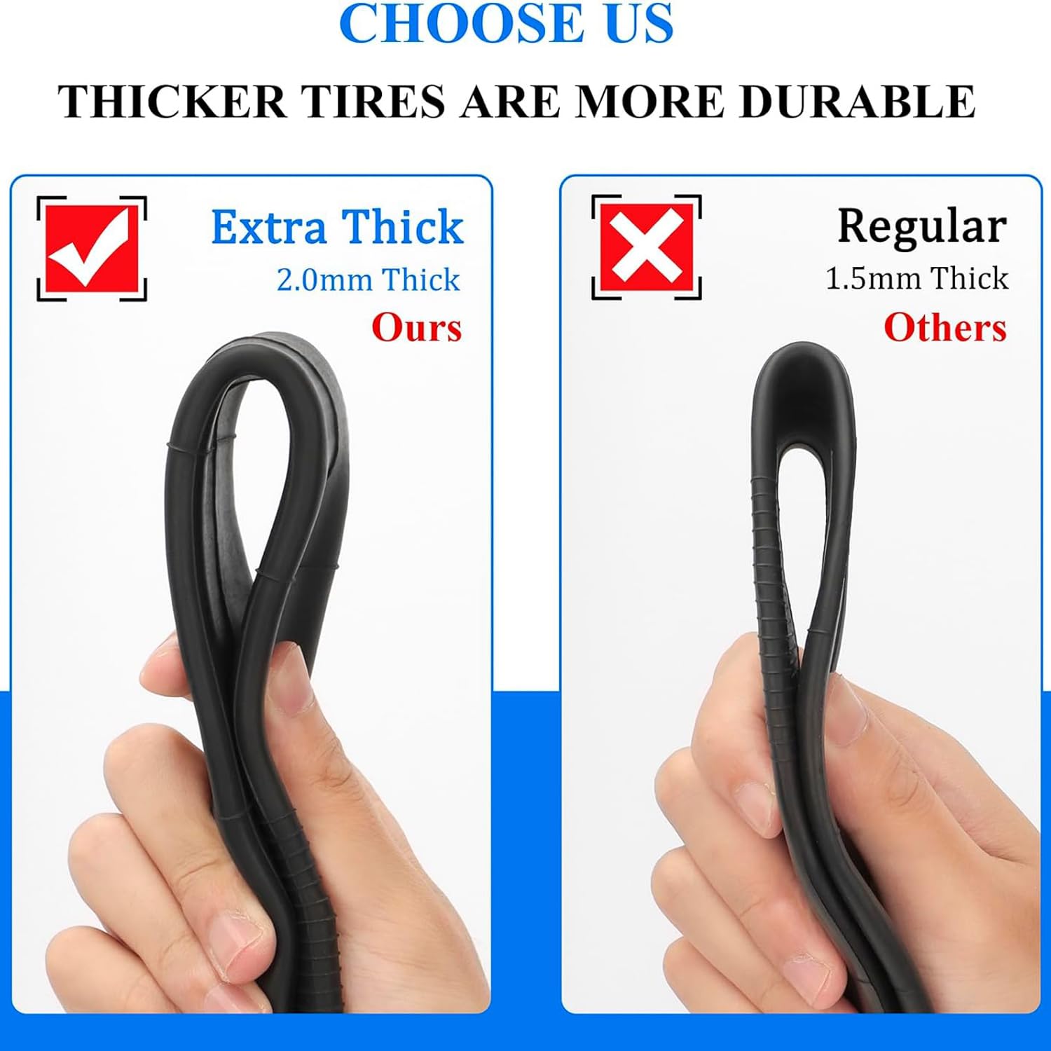 Camera D'Aria Per Scooter 10x2 Pollici - Ricambio Per Ruota Anteriore/Posteriore - Foto 10