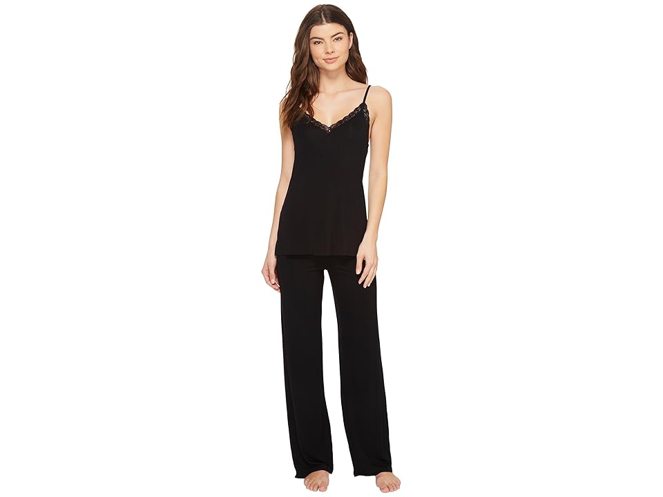 

Natori Feathers Cami Pajama (Black) Women's Pajama Sets