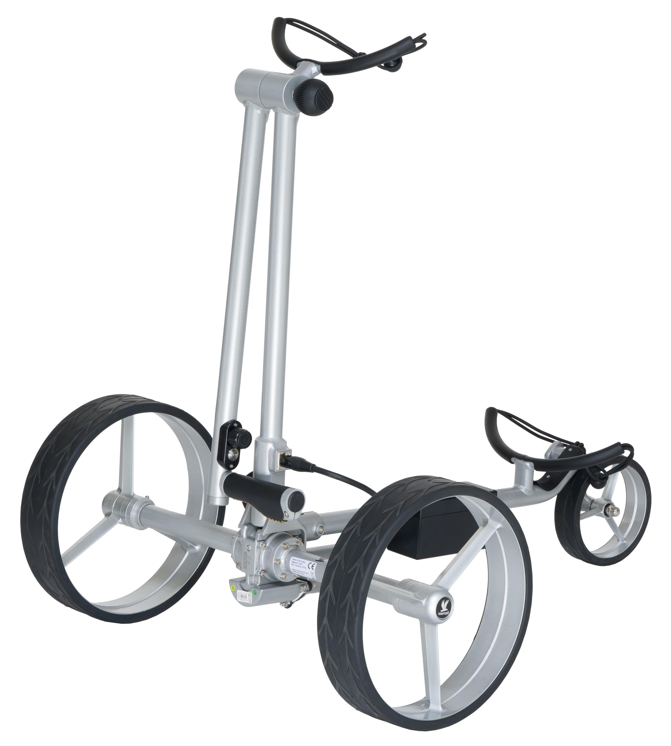 Leisure Golf Elektro Golftrolley Figus mit Bergbremse und Distanztimer, mit Zubehörpaket. Preis/Leistungs Top