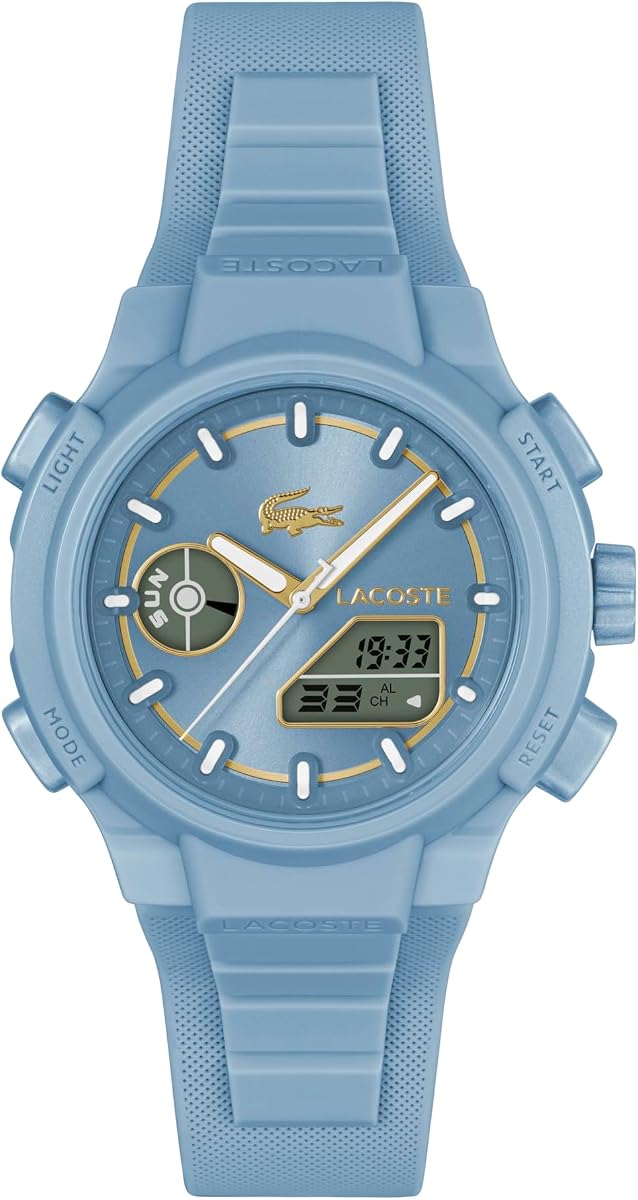 Lacoste LC33 Women’s Analog-Digital Quartz Watch with Chronograph, Alarm and Calendar