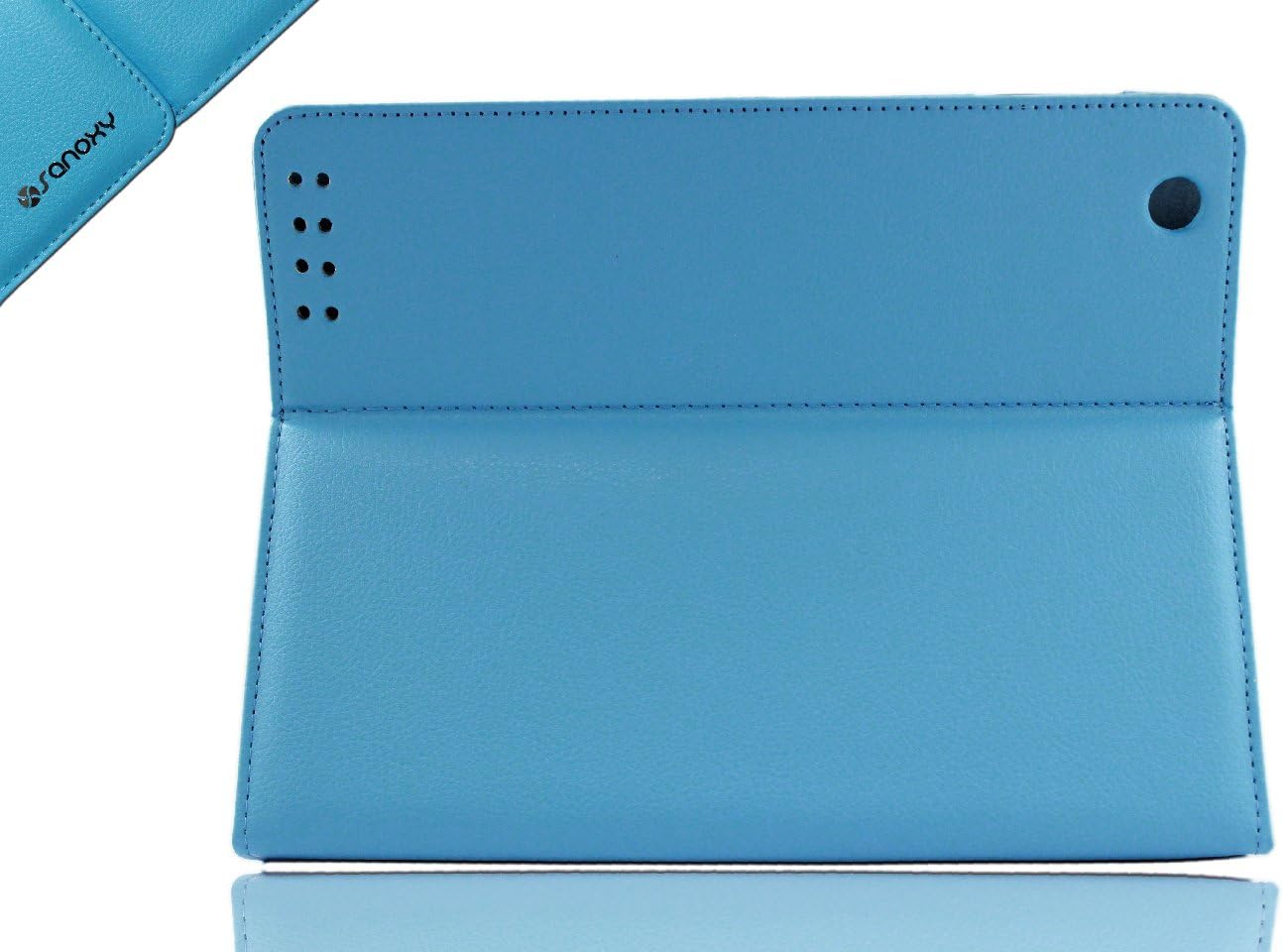 Sanoxy Bluetooth Keyboard PU Leather Case Cover for Apple iPad2 iPad 2 2nd/ iPad 3/4, Blue (SANOXY-IPABTYBCS-BLU)