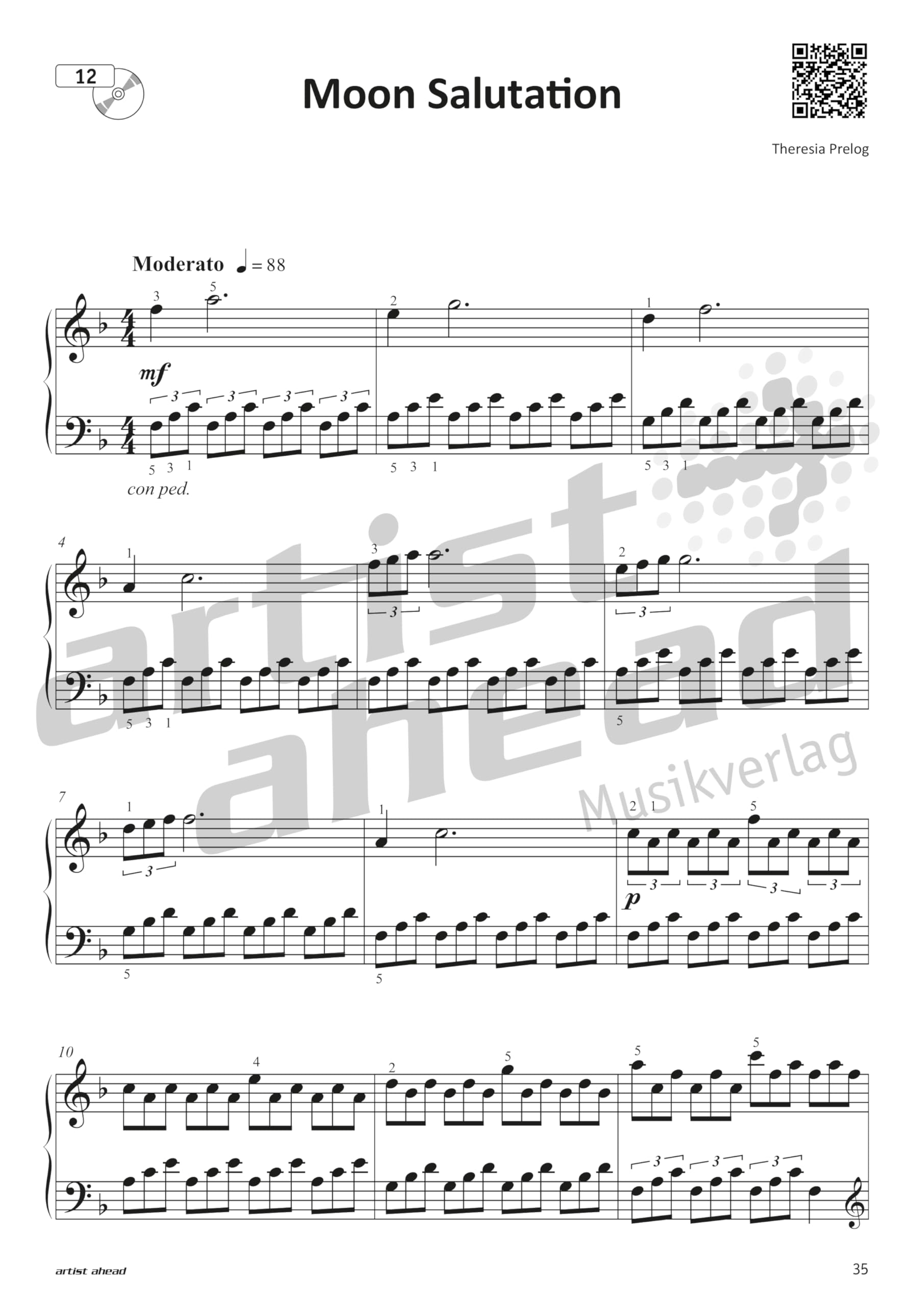 Easy Piano Dreams: 15 romantische, leicht spielbare Klavierstücke zum Träumen - für Kinder, Jugendliche & Erwachsene (inkl. QR-Codes + Audio-Download). Spielstücke. Klaviernoten