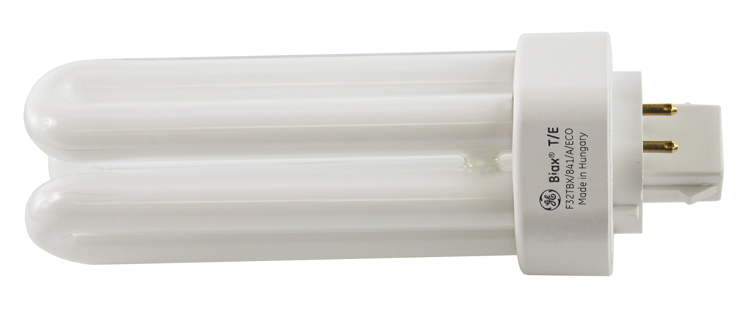 GE Biax T/E 32W Compact Fluorescent Lamp – 3-Pack, 4-Pin GX24Q-3 Base, 827 Color, Frosted, Made In Hungary