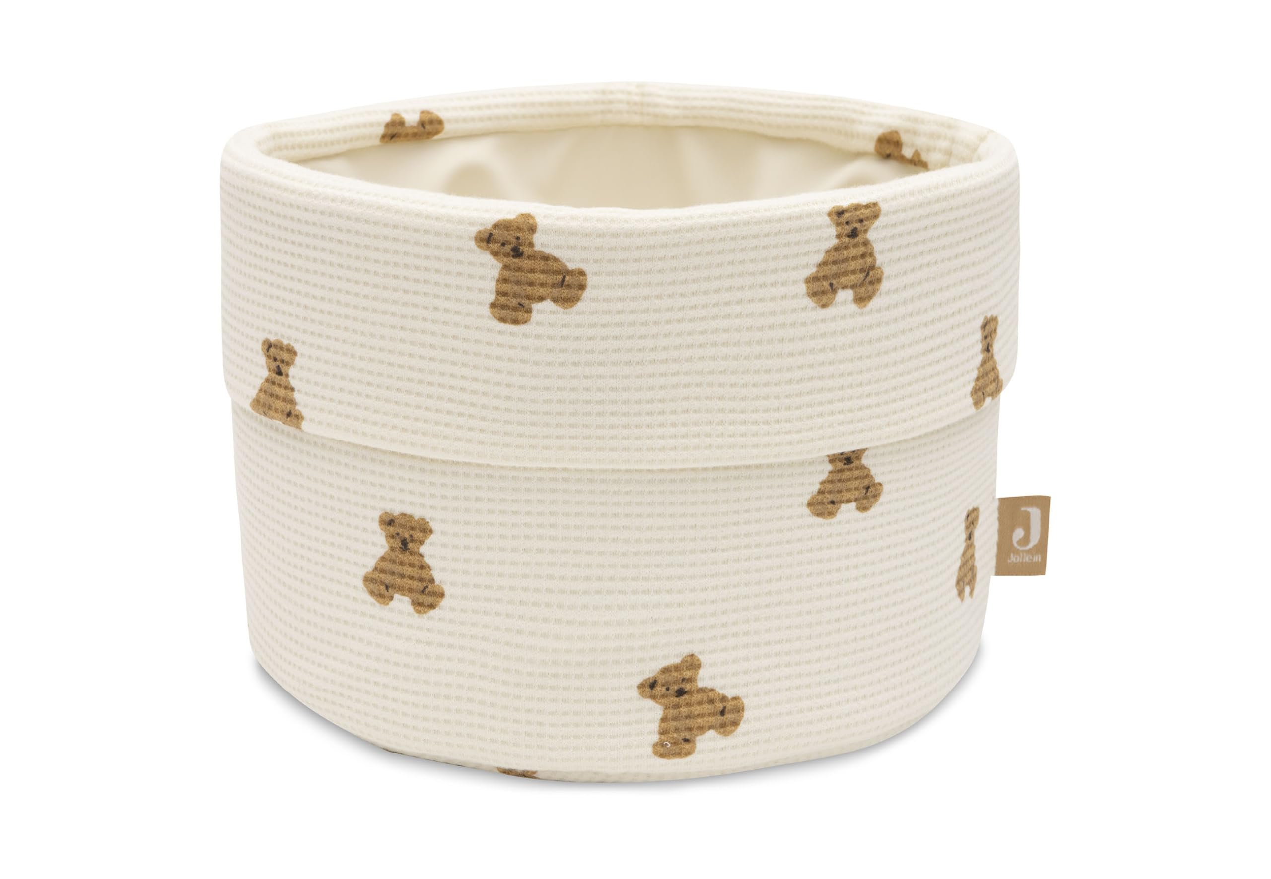 Jollein Care Basket - Little Waffle - Mini Teddy Bear - Changing Table Storage Basket