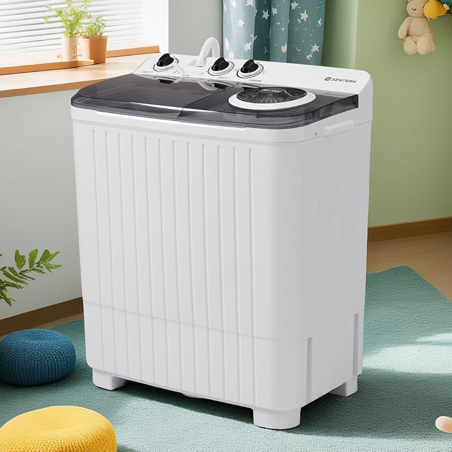 Amazon | Kennkari 二槽式洗濯機 洗濯9kg/脱水槽5kg 大容量 二層