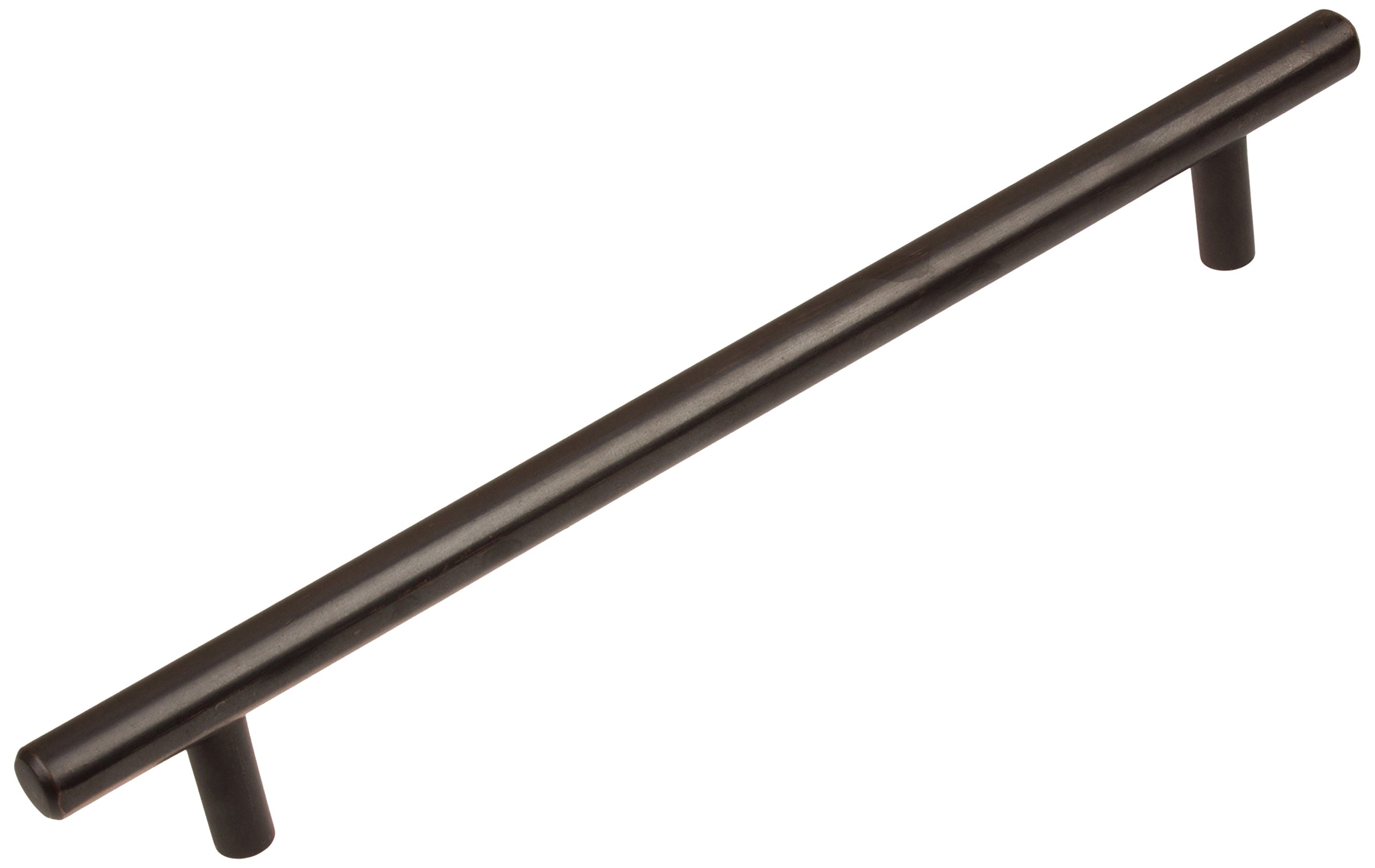 Tiradores de armario tipo barra sólida GlideRite 4074-L-ORB-1 para muebles