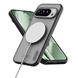 for Google Pixel 10 Pro XL Magsafe Case, Built-in Magnets Compatible with MagSafe, Thin Slim Fit, Shockproof Protective, Phone Case for Pixel 10 Pro XL 6.8-inch, Transparent Black