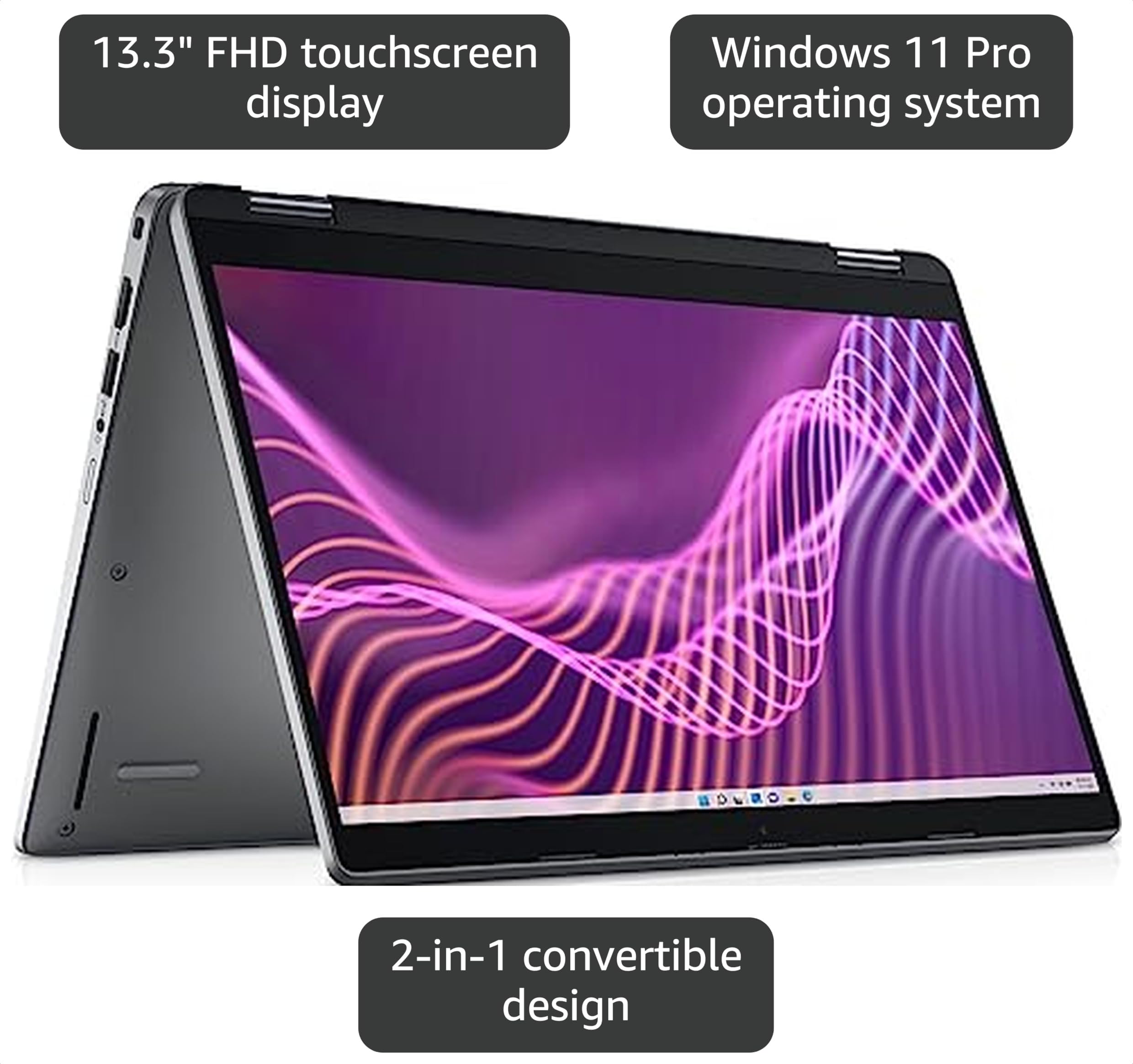 Amazon.com: Dell Latitude 5340 2-in-1 Laptop (2023) Touch | 13.3