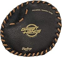 Rawlings Great Hands Pancake Training Glove - Zero Pocket Infield Trainer for Soft Hands in Baseball & Softball, Adult & Youth