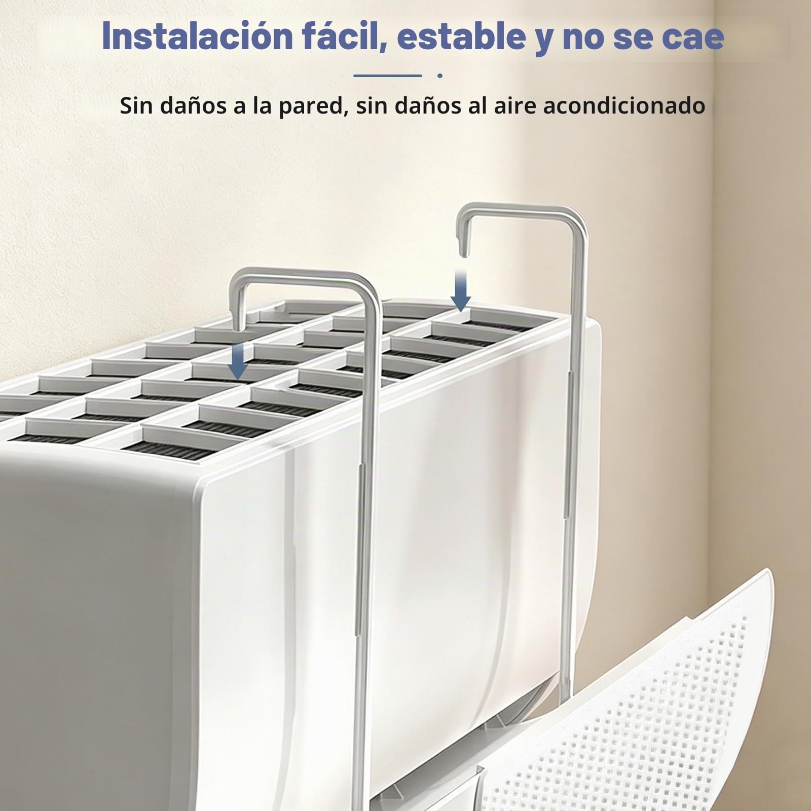 Deflector Para Aire Acondicionado Universal, Longitud Regulable Deflector Aire Acondicionado, Aire Acondicionado Escudo de Viento para Casa/Oficina