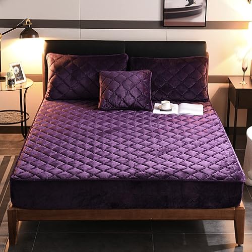 Colchón de calidad de hotel, acolchado ajustable, protector de colchón elástico ajustable, funda de colchón que se estira hasta 12 pulgadas de