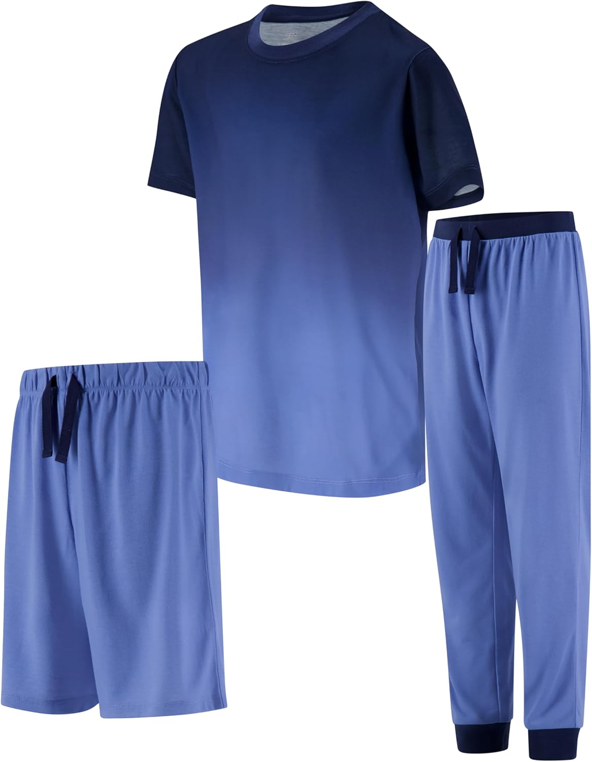 Boys Pajamas Set, 3-Piece Boys’ Sleepwear Pjs, Loose Fit, Soft, Breathable,... - Picture 53 of 71