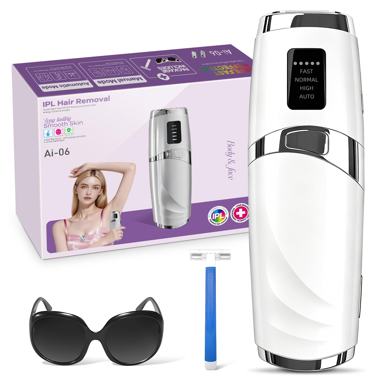 IPL Epilierer damen, Laser haarentfernung mit Kühlfunktion, MAX 21J, 999,999 Lichtimpulse, Schmerzfreie IPL Haarentfernungsgerät für Frauen, Männer, Achseln, Bikini, Beine, Körper