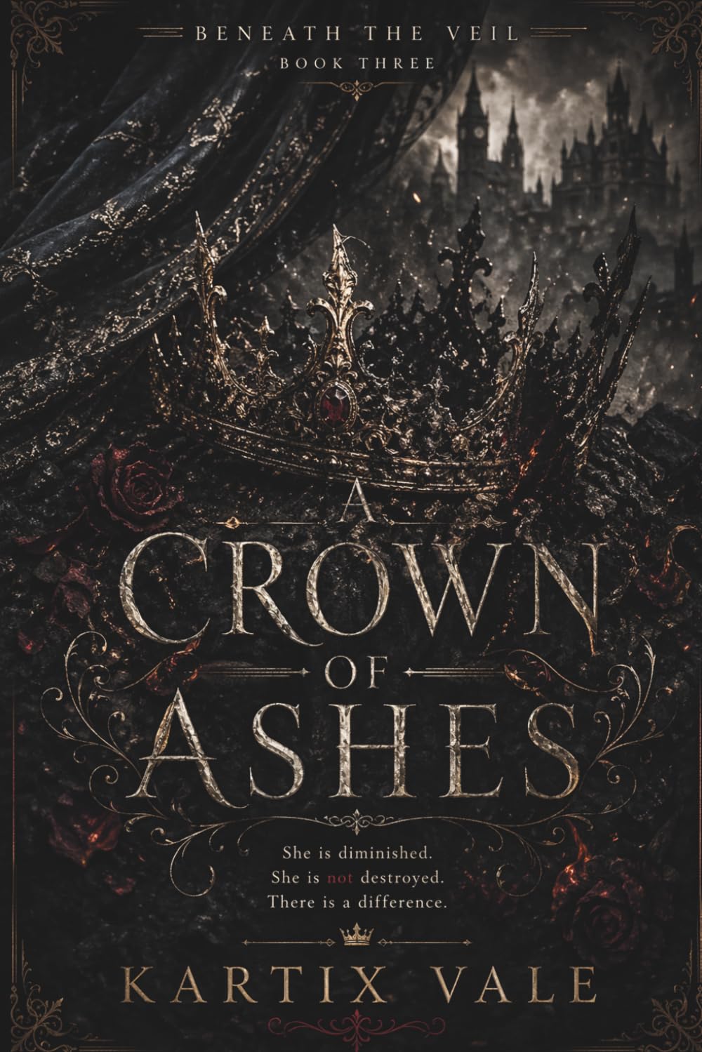 A Crown of Ashes: Beneath the Veil: Book Three — A Dark Fantasy Thriller