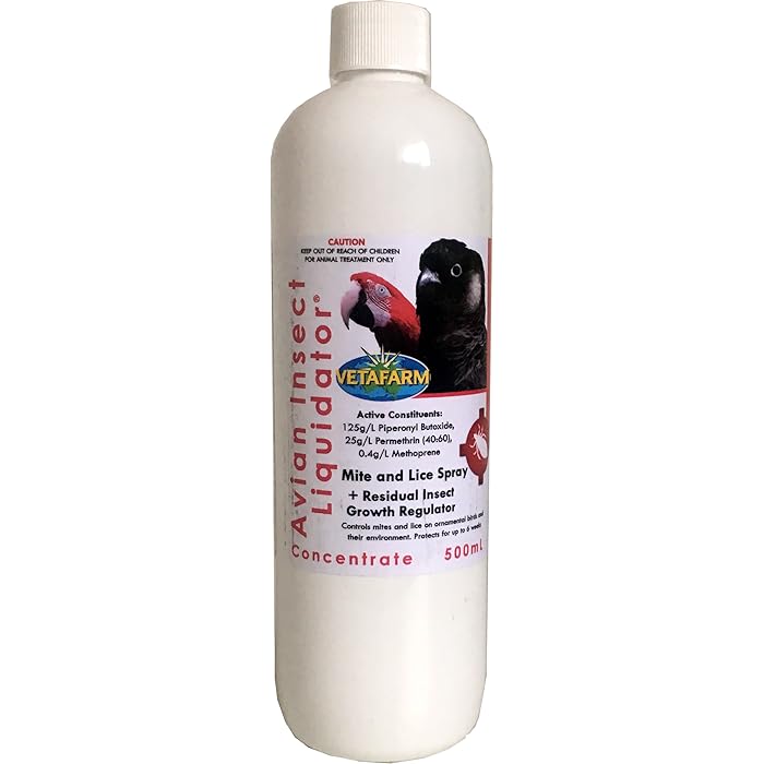 Buy FabFinchesUK Vetafarm Avian Insect Liquidator AIL 500ml Concentrate Bird Mite Spray KILLS