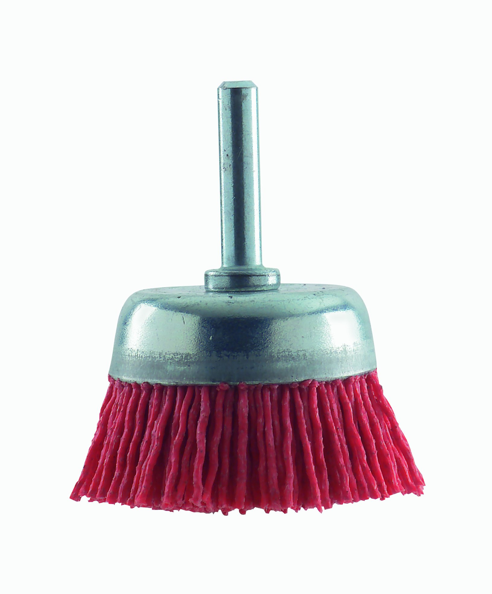 Bosch 2609256525 6 x 75 mm Wire Cup Brush Nylon Wire with Aluminium Oxide G80 Shank
